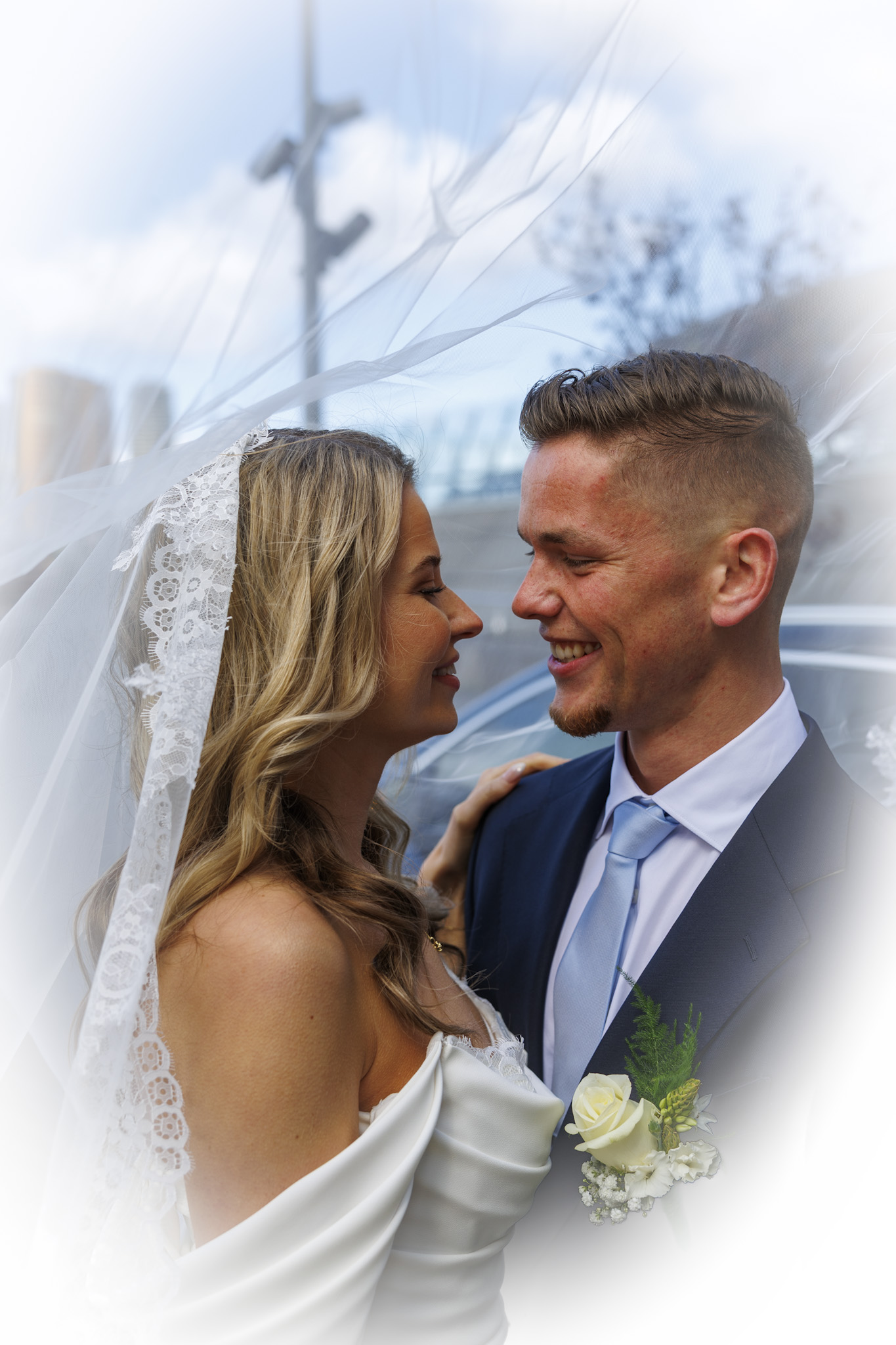 Bruidspaar gefotografeerd door André Groot Fotografie